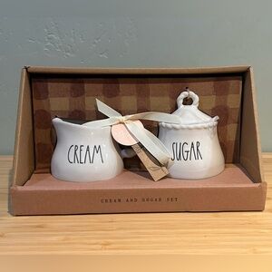Rae Dunn Artisans Collection Ceramic Cream And Sugar Set